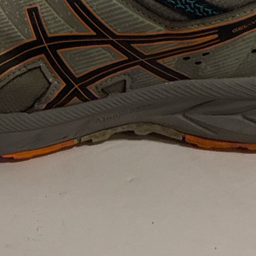 Asics Gel-Venture 9 Men's Tennis Shoes Size 10 Sheet Rock/Sun Peach - Picture 11 of 16